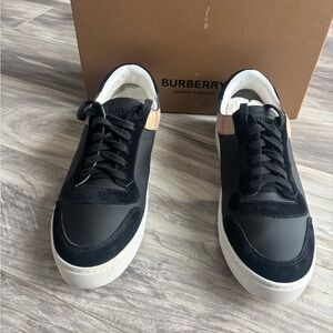 Burberry Black and White Men's Sneakers